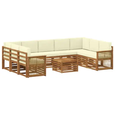vidaXL Sedežne garniture Masiven les akacije