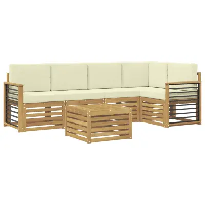 vidaXL Sedežne garniture Masiven les akacije