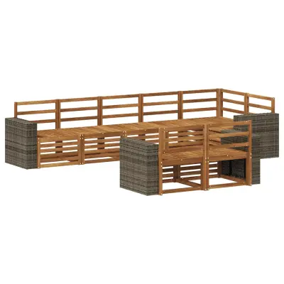 vidaXL Sedežne garniture Masiven les akacije