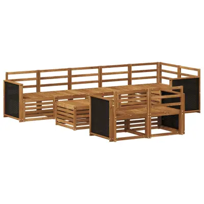 vidaXL Sedežne garniture Masiven les akacije