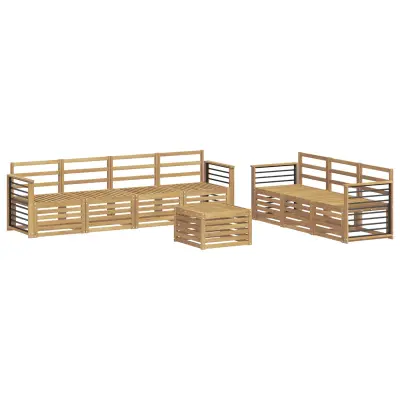 vidaXL Sedežne garniture Masiven les akacije