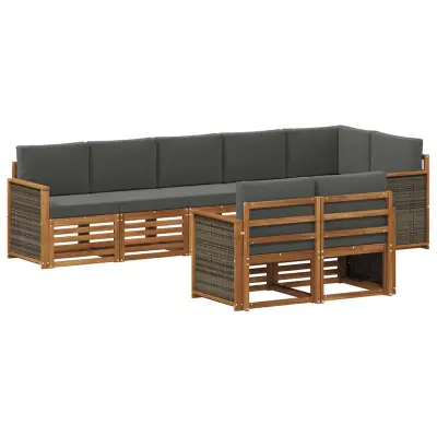 vidaXL Sedežne garniture Masiven les akacije
