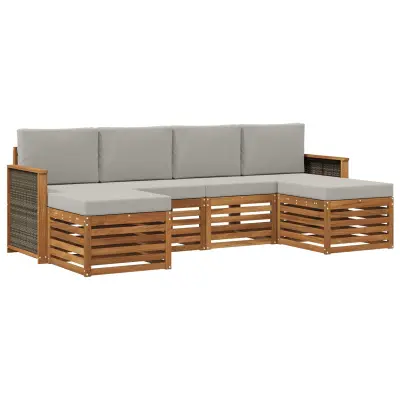 vidaXL Sedežne garniture Masiven les akacije