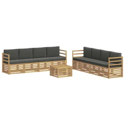 vidaXL Sedežne garniture Masiven les akacije