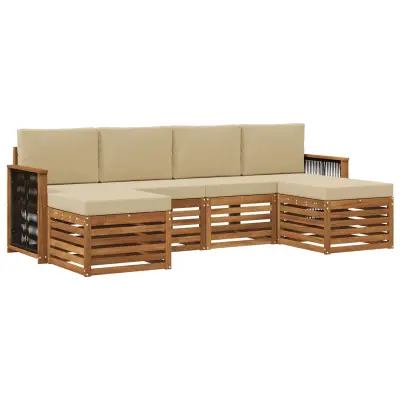 vidaXL Sedežne garniture Masiven les akacije