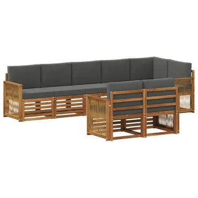 vidaXL Sedežne garniture Masiven les akacije