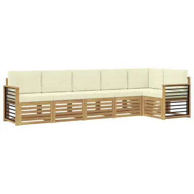 vidaXL Sedežne garniture Masiven les akacije