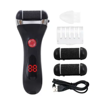 USB polnilna električna pilica za pete z 3-stopenjskim vrtanjem in LED zaslonom Black