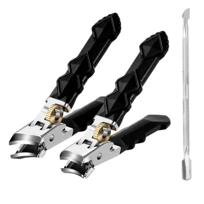 Komplet 3 širokih klešč za nohte z gear-lock ključavnico