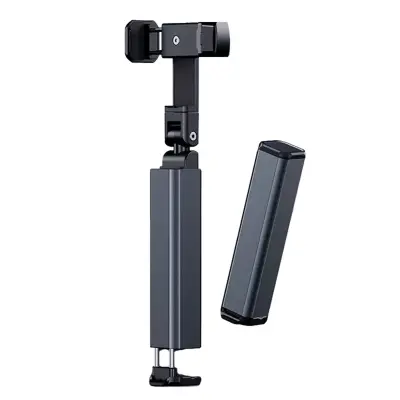 Zložljivo stojalo za telefon 360° vrtljivo, ABS+aluminij Gray