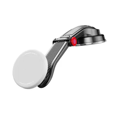 MagSafe združljivo silikonski magnetni držalo, 360° nastavljivo White