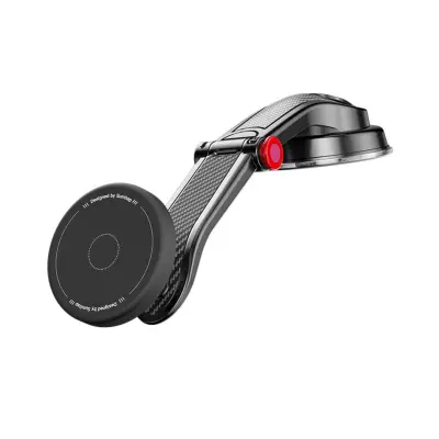 MagSafe združljivo silikonski magnetni držalo, 360° nastavljivo Black