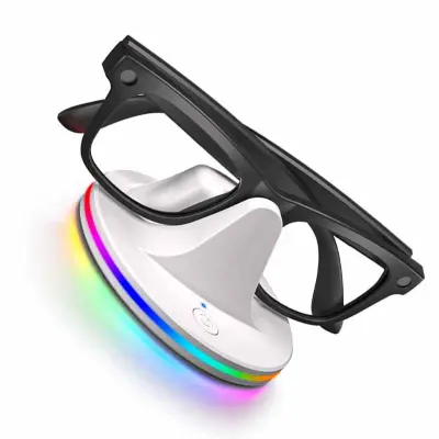 Polnilna postaja za očala z RGB za Meta in Ray‑Ban Wayfarer White