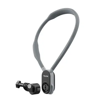 TELESIN vratni MagSafe POV nosilec, združljiv z GoPro Hero13 in Action5 Gray