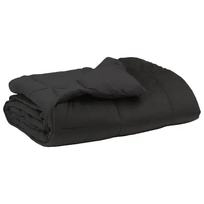 vidaXL Polna celoletna prevleka Antracit 140 x 220 cm Mikrovlakna