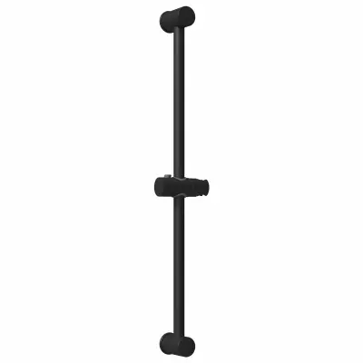 vidaXL Nosilec za tuš Črna 71 cm Nerjaveče jeklo