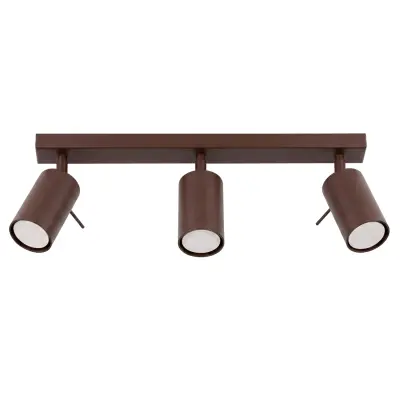 Stropna svetilka RING 3L rjava
