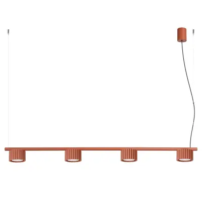 Lestenec AURA 4 rdeči oker Gx53