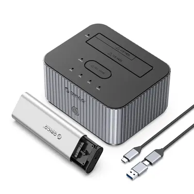 ORICO IT28E-C PRIKLJUČILNA POSTAJA ZA M.2 NVME 2.5 SSD HDD 3.5 KLONIRANJE