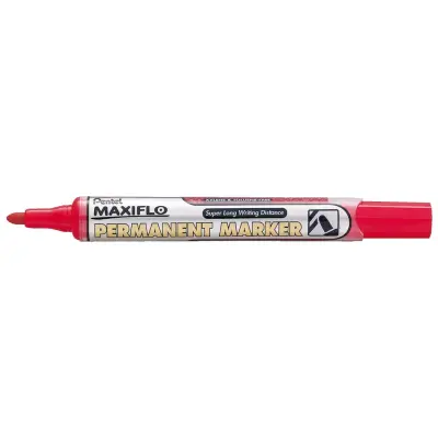 Flomaster pentel maxiflo nlf-50-c permanent rdeč