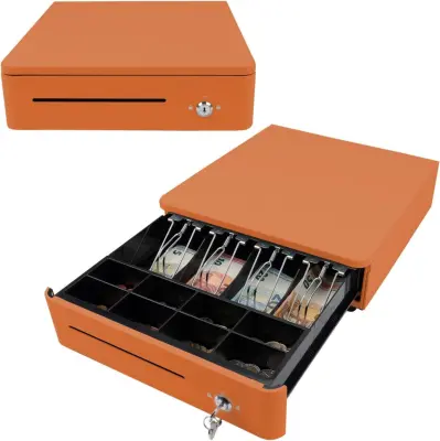 Blagajna olympia s 330 330x355x104 mm oranžna 947990117