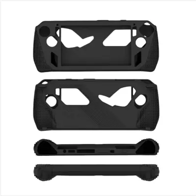 Združljiv silikonski ovitek za igralno konzolo ASUS ROG ALLY Black