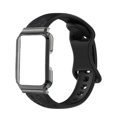 Zamenjava/združljiv del – Huawei Band 11 silikonski pašček z zaponko Black