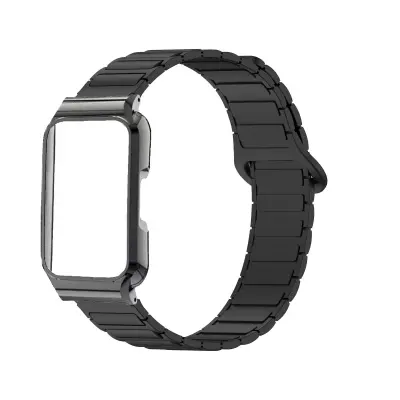 Zamenljiva magnetna silikonska zapestnica za Huawei Band 11 Black