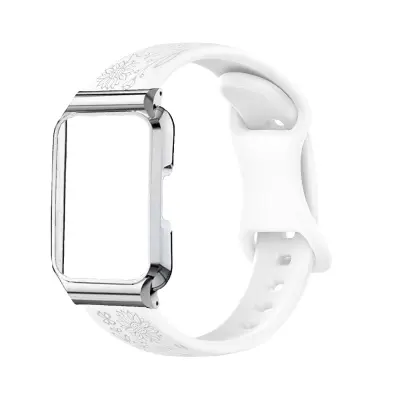 Zamenjava/združljiv del – Huawei Band 11 silikonski pašček z zaponko White
