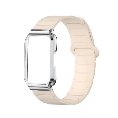 Zamenjava/Kompatibilni del– Huawei Band 11 magnetni silikonski pašček Beige