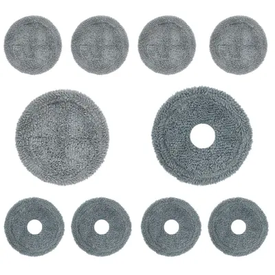 Komplet 10 krp za Deebot: 5+5 siva, vpojna, za X1/X2 T10/T20