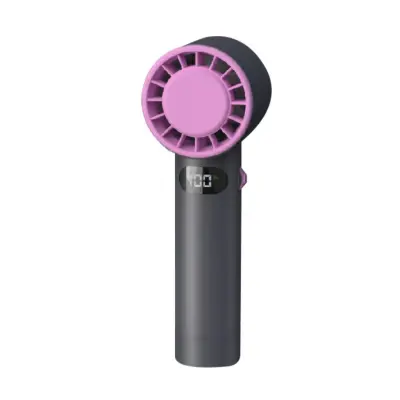 Ročni ventilator z visoko hitrostjo in digitalnim zaslonom - termoelektrično hlajenje, nastavljivo 100 hitrosti, 1200 mAh, LED zaslon, zložljiva sp