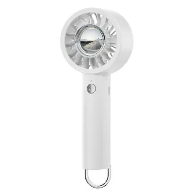 Aromaterapevtski ročni ventilator z LED, magnetom in USB-C White