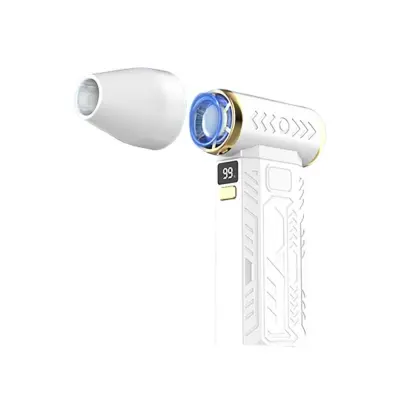 Visokohitrostni Turbo Puhalnik: Ročni Močan Puhalnik Prahu z LED Lučko White