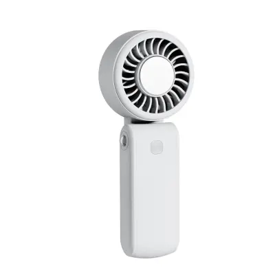 Prenosni zložljivi turbo ventilator USB, močan pretok zraka White