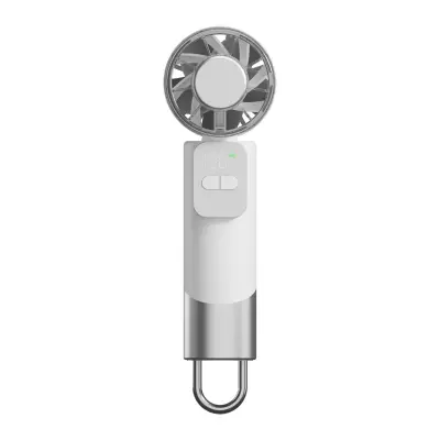 Prenosni USB namizni in ročni ventilator z močno zmogljivostjo White