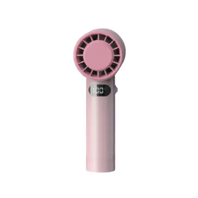 Ročni ventilator z visoko hitrostjo in digitalnim zaslonom - termoelektrično hlajenje, nastavljivo 100 hitrosti, 1200 mAh, LED zaslon, zložljiva sp