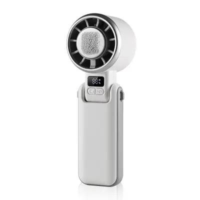 Prenosni ročni ventilator z visoko hitrostjo za hlajenje in udobje White