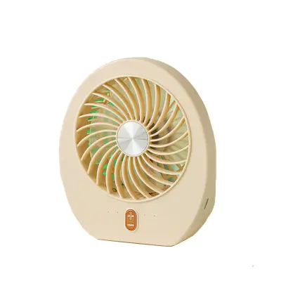 Prenosni USB mini ventilator z 4-stopenjsko močjo in 1200mAh Yellow