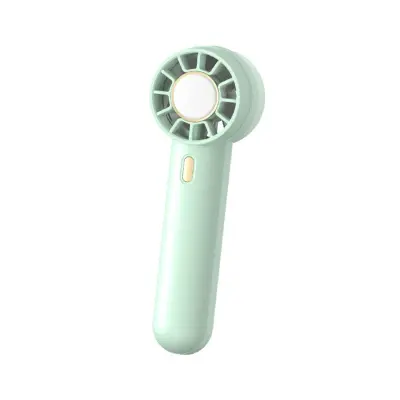 Minimalistični ročni ventilator – prenosni, 3-stopenjski, 1200mAh Green