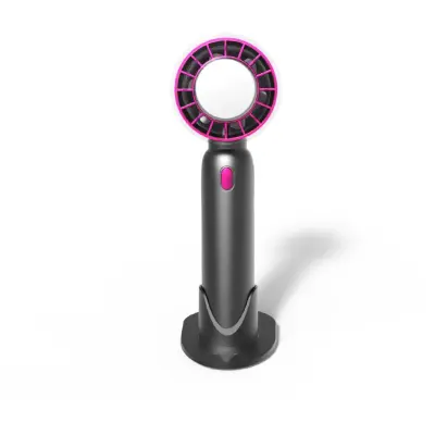 Ročni termoelektrični hladilni ventilator, 5-stopenjski s stojalom Black + Purple
