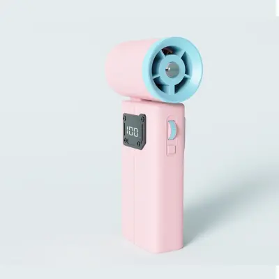 Ročni ventilator LT-S3250, 100-stopenjski z LED zaslonom Pink