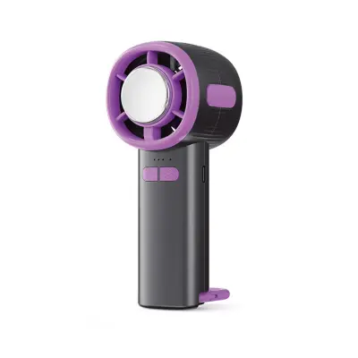 Prenosni Peltier ventilator, brezkrtačni, 3 hitrosti, digitalni zaslon Gray