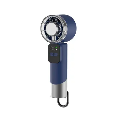 Prenosni mini USB ventilator – turbo hitro hlajenje, ročni in namizni Blue