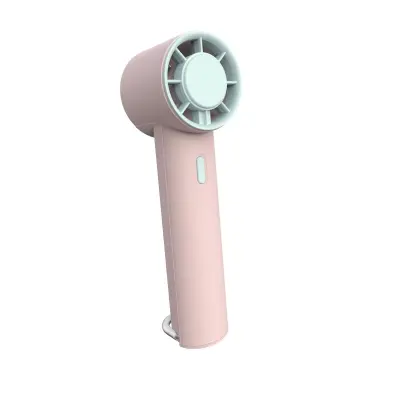 Polnilni ročni ventilator Hooked USB – prenosni mini ventilator s 5 hitrostmi, zložljivim kavljem, tihim motorjem z visoko hitrostjo in dolgo živ