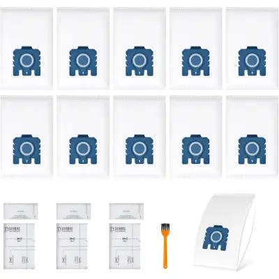 Zamenljive vrečke za sesalnik 10-pack ABS+netkana za Miele GN