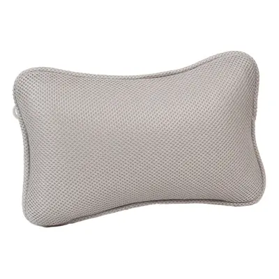 Pralna 3/4D zračno mrežasta blazina za kopel s sesalci Grey