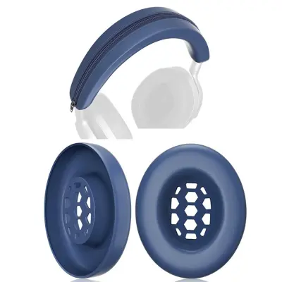 Silikonski ušesniki in zaščita traku za Sennheiser MOMENTUM 4 Blue