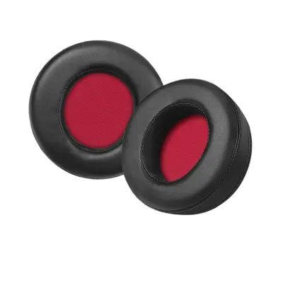 Proteinsko usnje ušesni blazinici za Edifier G30S, mehke x2 Black+Red