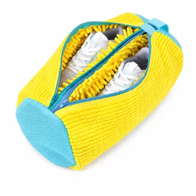 Dvojna Vrečka za Pranje Čevljev v Pralnem Stroju - Zaščitite Svoje Čevlje! Yellow